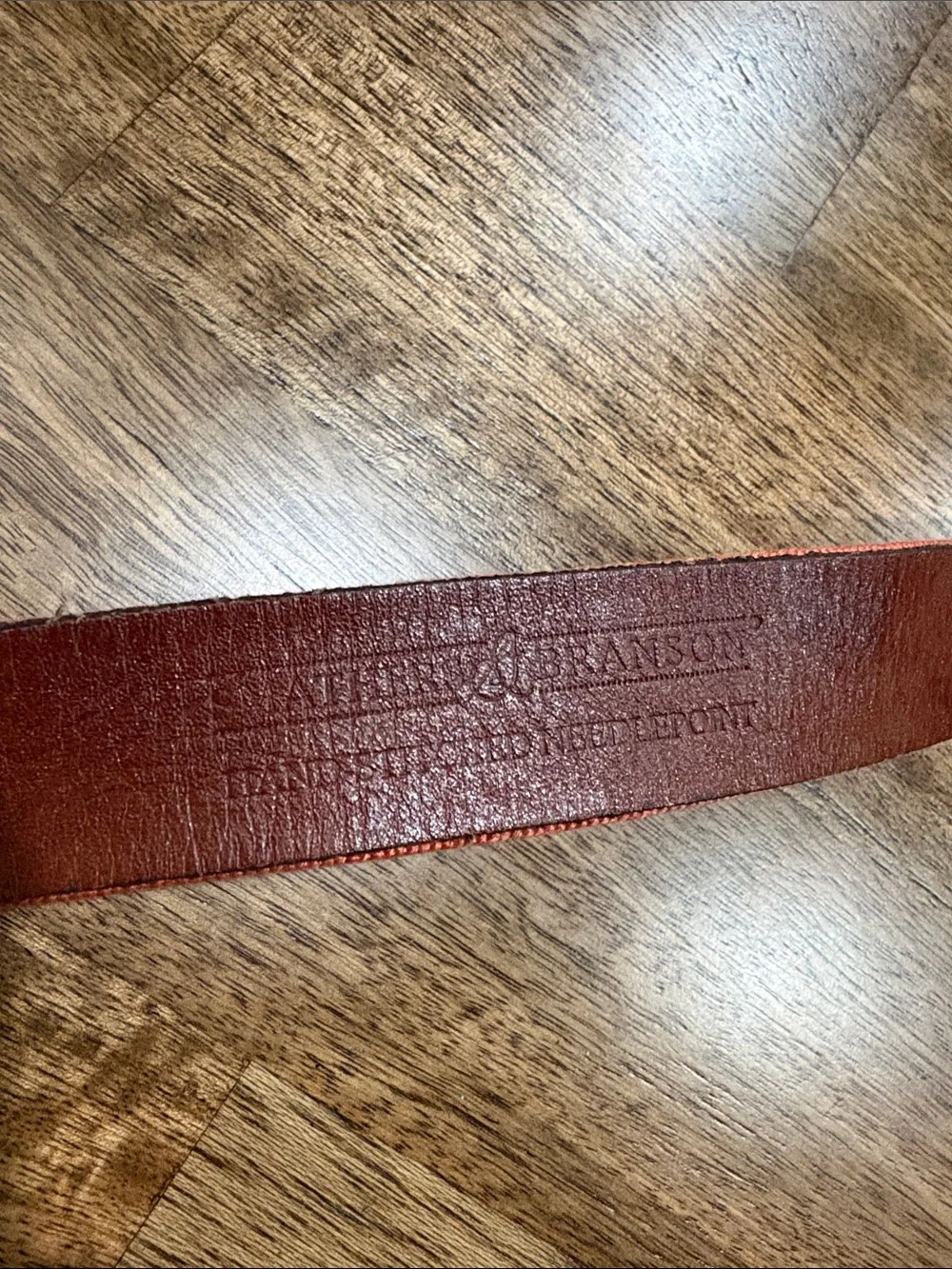 Smathers & Branson American Flag Needlepoint Belt in Navy Size 40